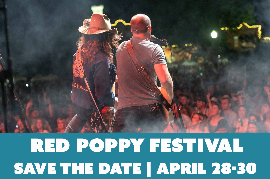 The annual Red Poppy Festival's coming in April